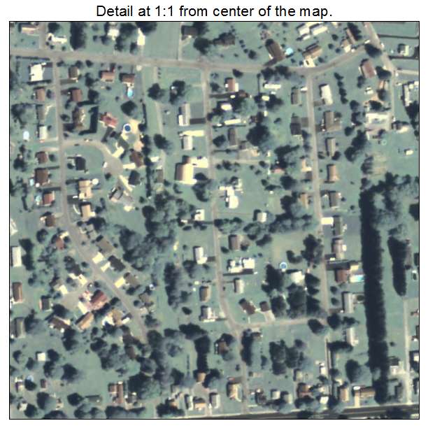 Garden View, Pennsylvania aerial imagery detail