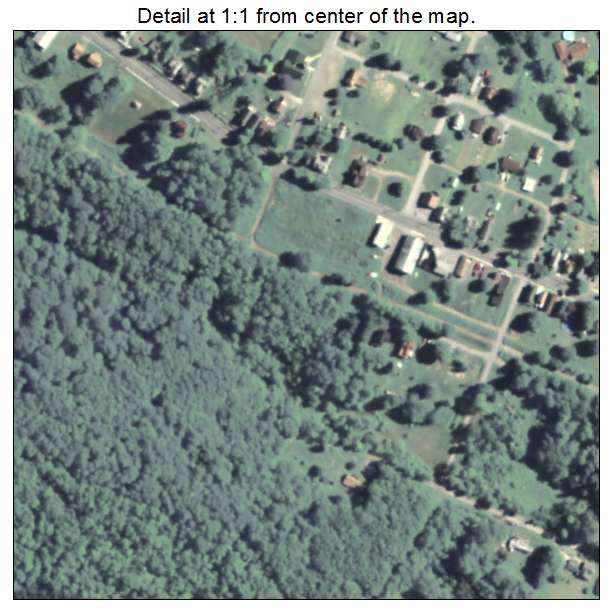 Glen Campbell, Pennsylvania aerial imagery detail