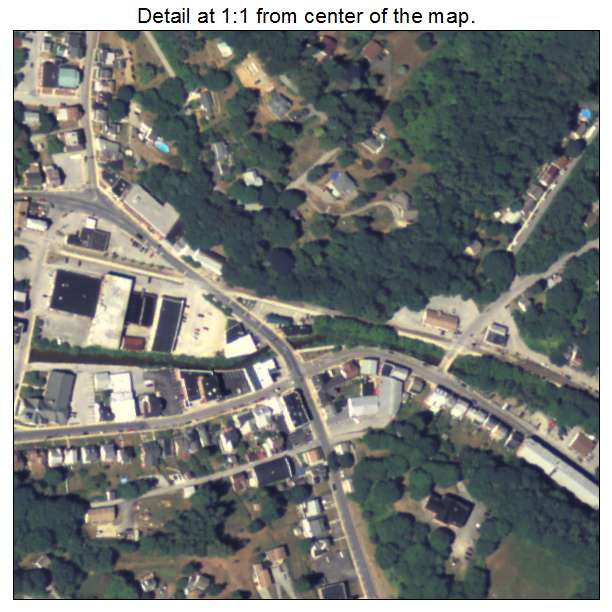 Glen Rock, Pennsylvania aerial imagery detail