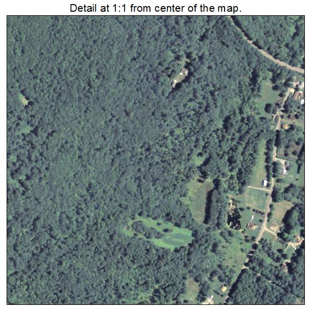 Glenburn, Pennsylvania aerial imagery detail