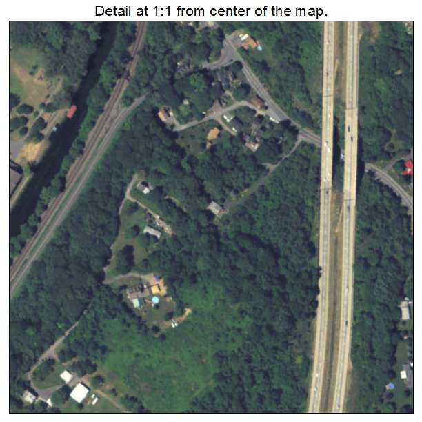 Glendon, Pennsylvania aerial imagery detail