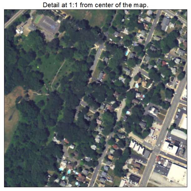 Glenolden, Pennsylvania aerial imagery detail