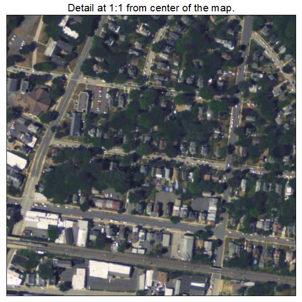 Glenside, Pennsylvania aerial imagery detail