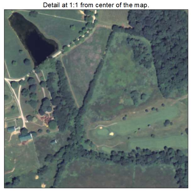 Green Hills, Pennsylvania aerial imagery detail