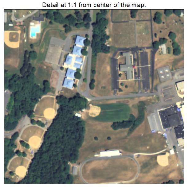 Halifax, Pennsylvania aerial imagery detail