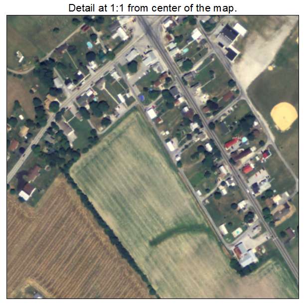 Hampton, Pennsylvania aerial imagery detail