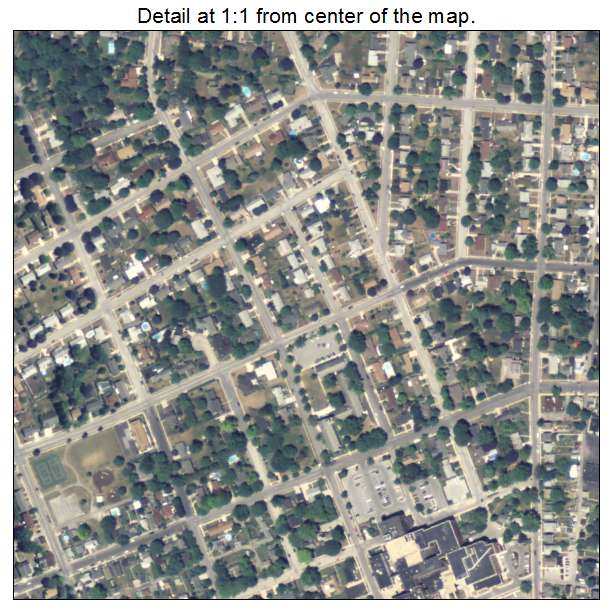 Hanover, Pennsylvania aerial imagery detail