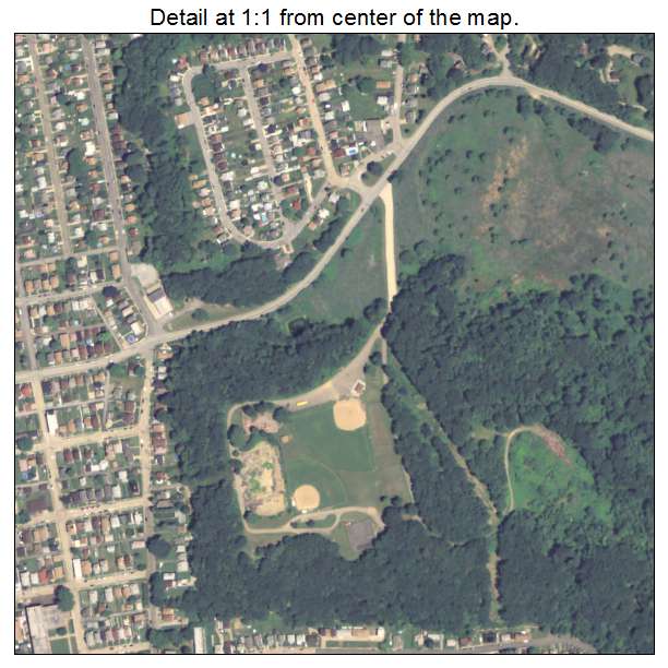 Harmony Township, Pennsylvania aerial imagery detail