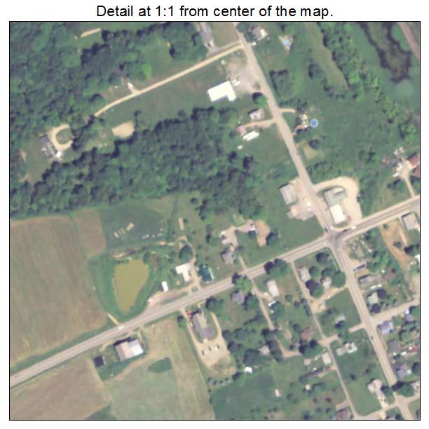 Hartstown, Pennsylvania aerial imagery detail
