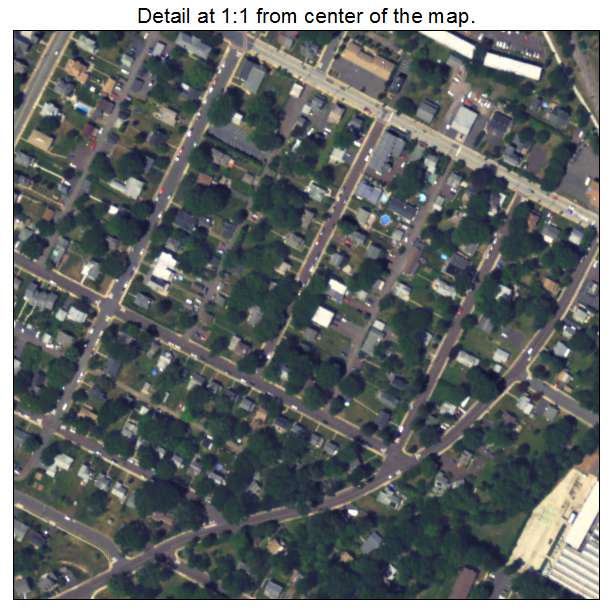 Hatfield, Pennsylvania aerial imagery detail