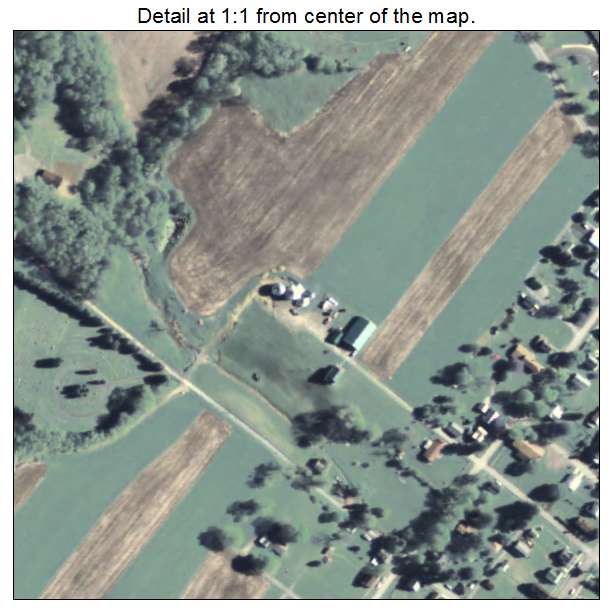 Hawthorn, Pennsylvania aerial imagery detail