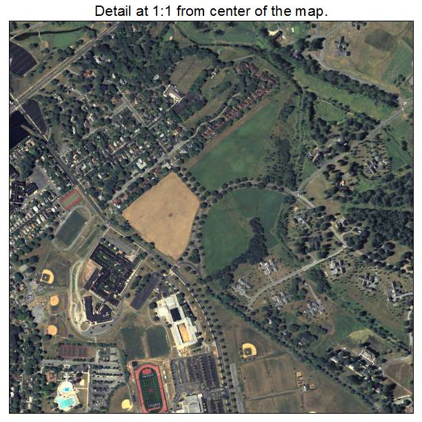Hershey, Pennsylvania aerial imagery detail
