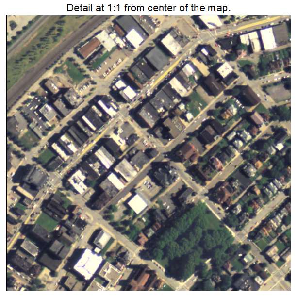 Homestead, Pennsylvania aerial imagery detail