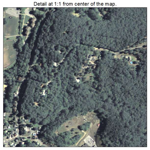 Huntingdon, Pennsylvania aerial imagery detail
