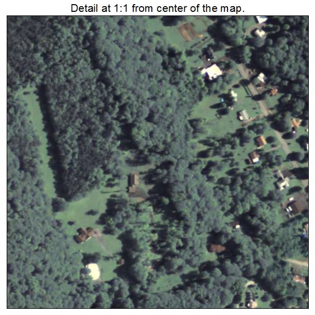 Hyde, Pennsylvania aerial imagery detail