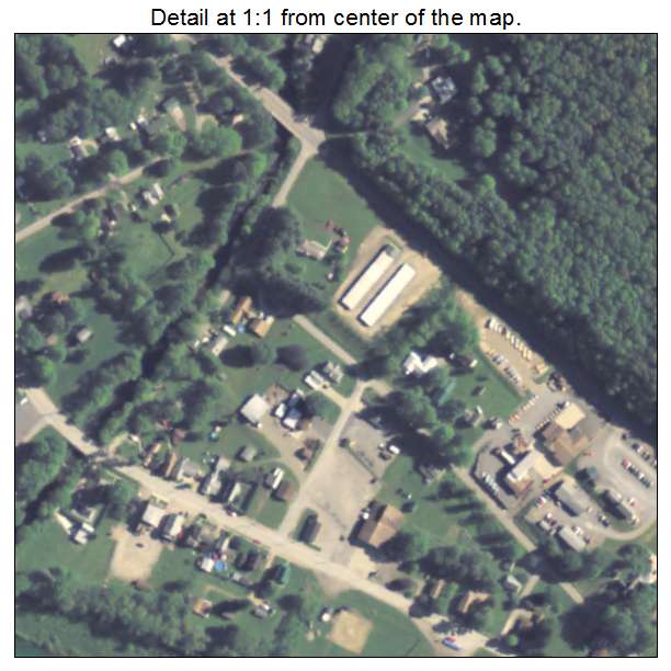 Hydetown, Pennsylvania aerial imagery detail