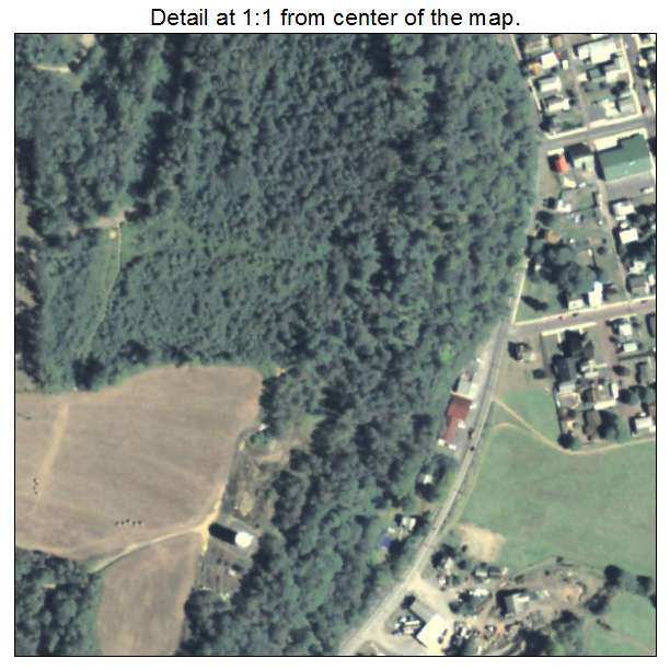 Hyndman, Pennsylvania aerial imagery detail
