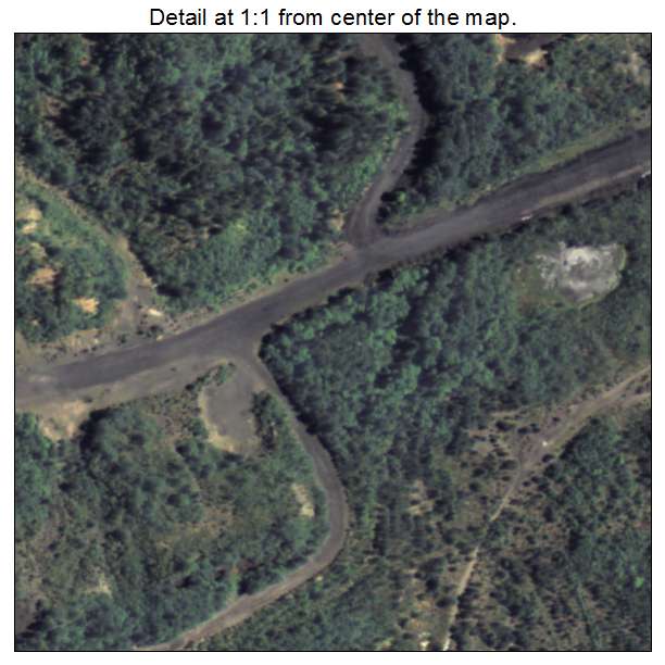 Jeddo, Pennsylvania aerial imagery detail
