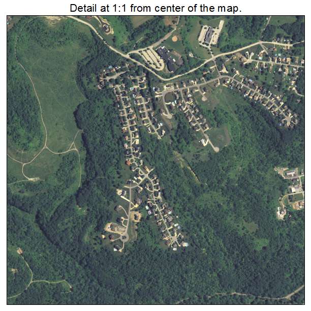 Jefferson Hills, Pennsylvania aerial imagery detail