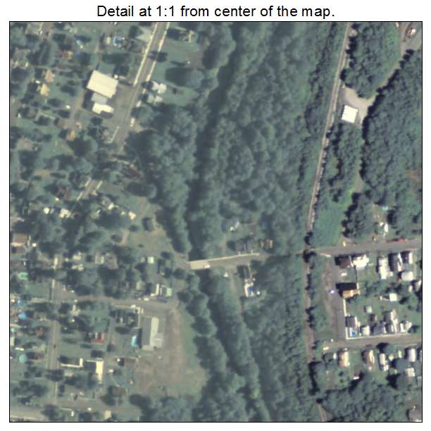 Jermyn, Pennsylvania aerial imagery detail