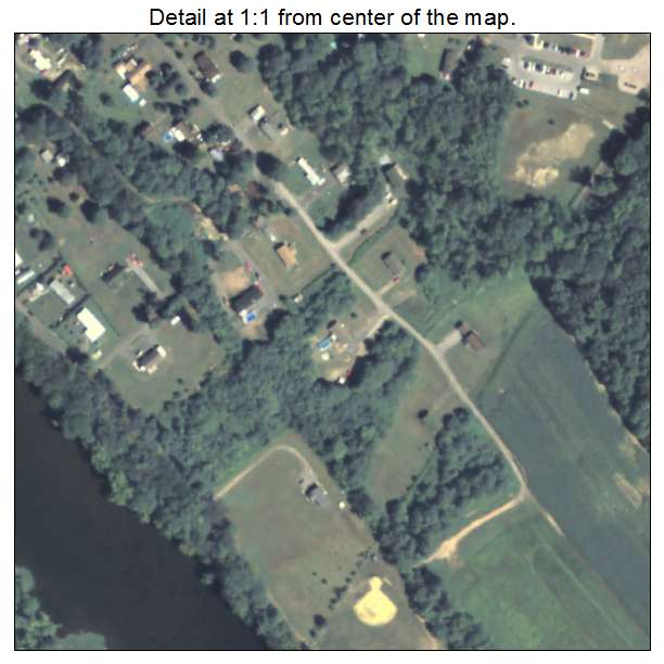 Kistler, Pennsylvania aerial imagery detail