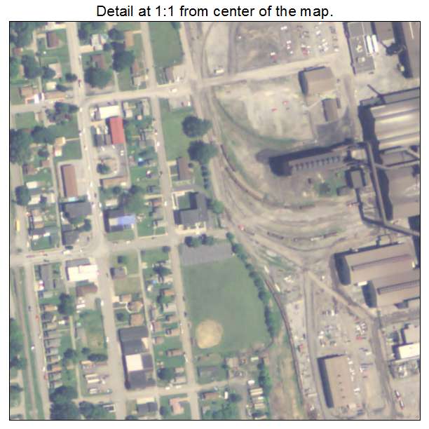 Koppel, Pennsylvania aerial imagery detail