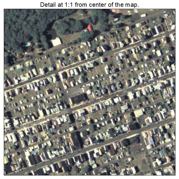 Kulpmont, Pennsylvania aerial imagery detail