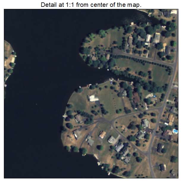 Lake Heritage, Pennsylvania aerial imagery detail