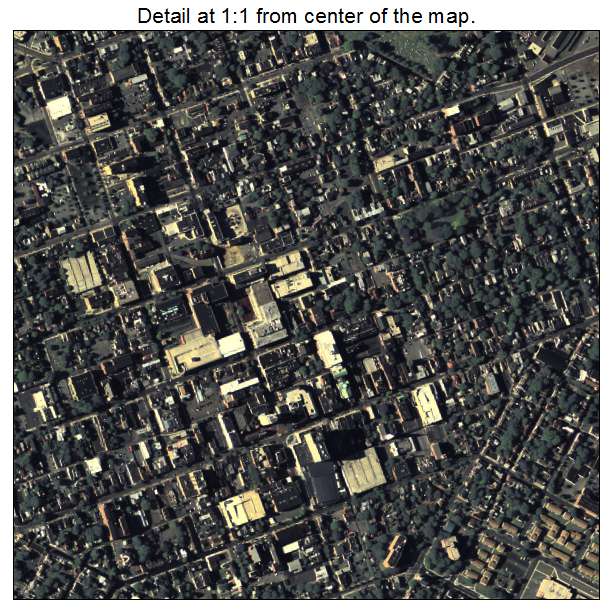 Lancaster, Pennsylvania aerial imagery detail