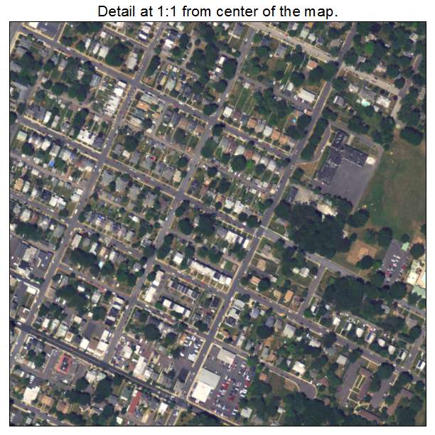 Lansdale, Pennsylvania aerial imagery detail