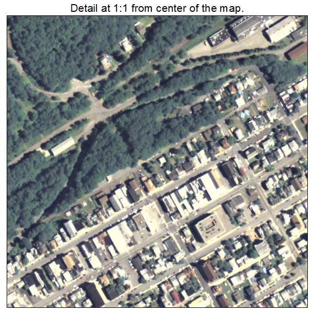Lansford, Pennsylvania aerial imagery detail