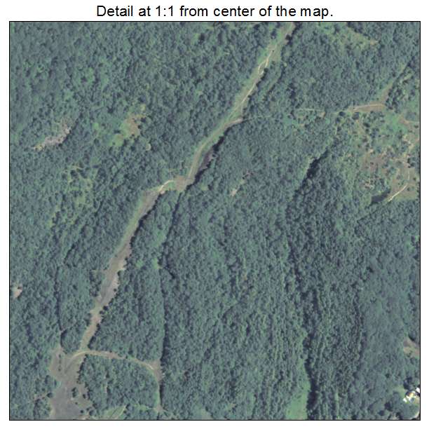 Larksville, Pennsylvania aerial imagery detail