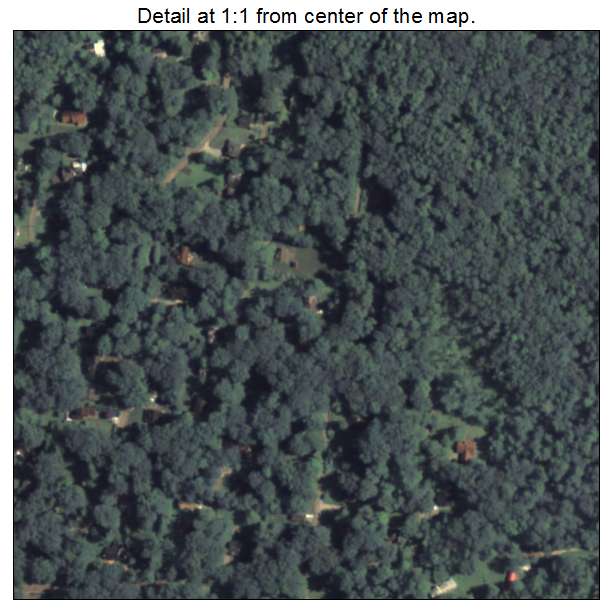 Laurel Mountain, Pennsylvania aerial imagery detail
