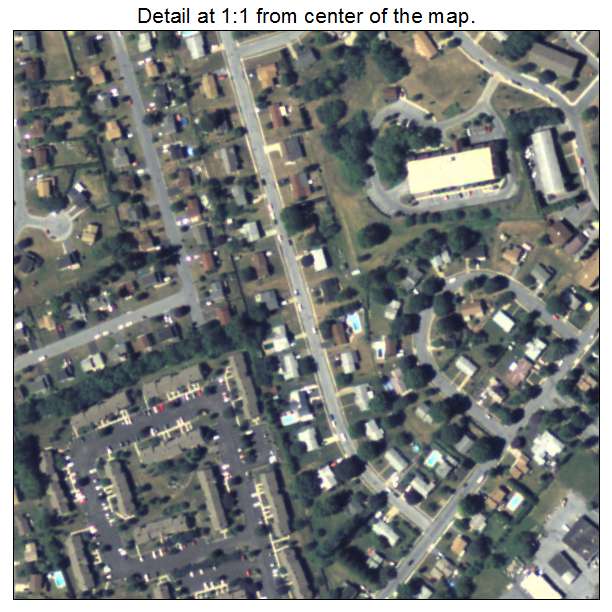 Lawnton, Pennsylvania aerial imagery detail
