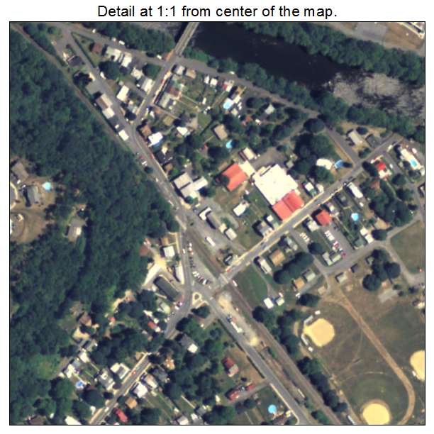 Leesport, Pennsylvania aerial imagery detail