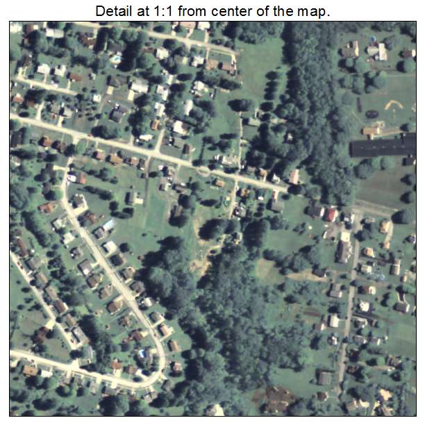Leith Hatfield, Pennsylvania aerial imagery detail