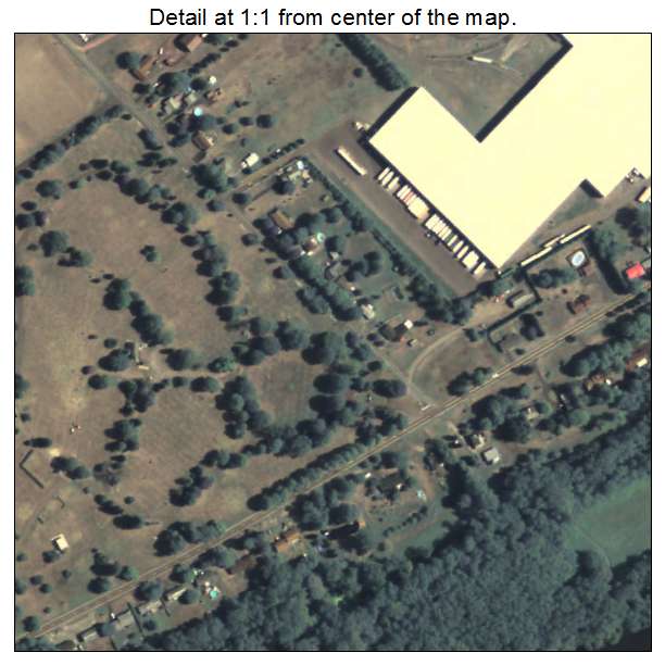 Lime Ridge, Pennsylvania aerial imagery detail