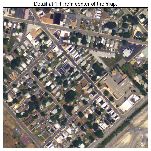 Linwood, Pennsylvania aerial imagery detail