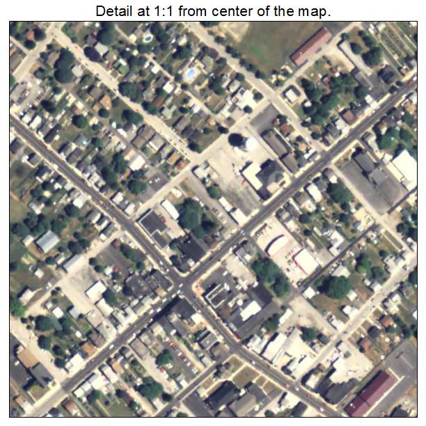 Littlestown, Pennsylvania aerial imagery detail