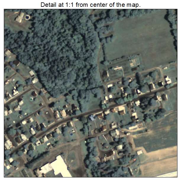 Loganton, Pennsylvania aerial imagery detail