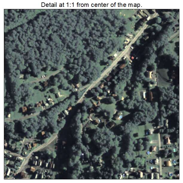 Lorain, Pennsylvania aerial imagery detail
