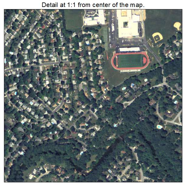Lower Allen, Pennsylvania aerial imagery detail