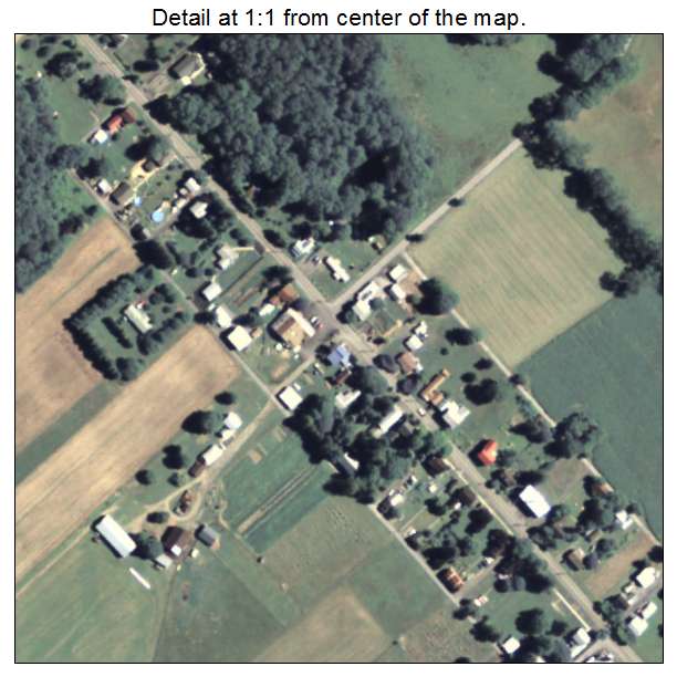 Madisonburg, Pennsylvania aerial imagery detail