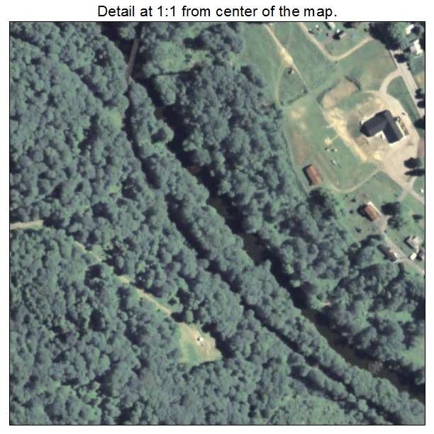 Mahaffey, Pennsylvania aerial imagery detail