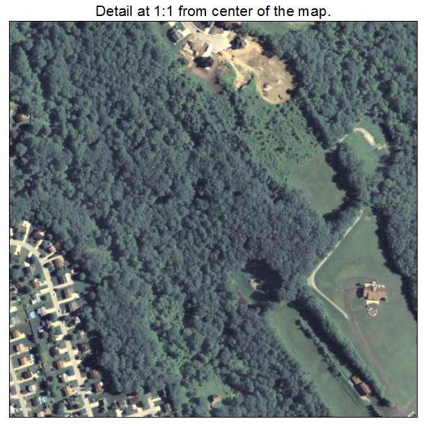 Manor, Pennsylvania aerial imagery detail