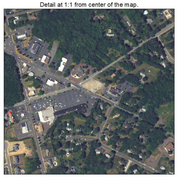 Maple Glen, Pennsylvania aerial imagery detail