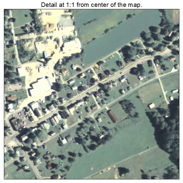 Marion Center, Pennsylvania aerial imagery detail
