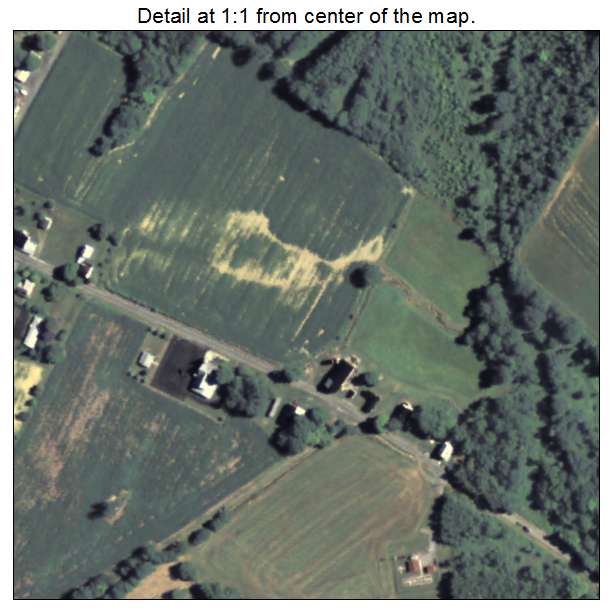 Marklesburg, Pennsylvania aerial imagery detail