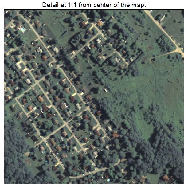 McChesneytown Loyalhanna, Pennsylvania aerial imagery detail