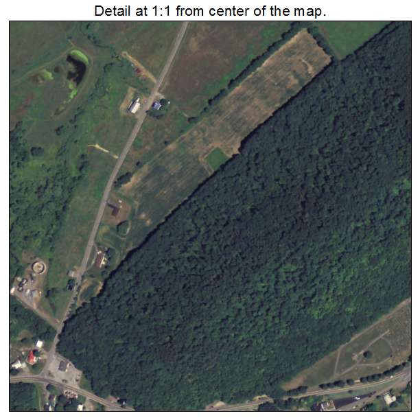 McClure, Pennsylvania aerial imagery detail